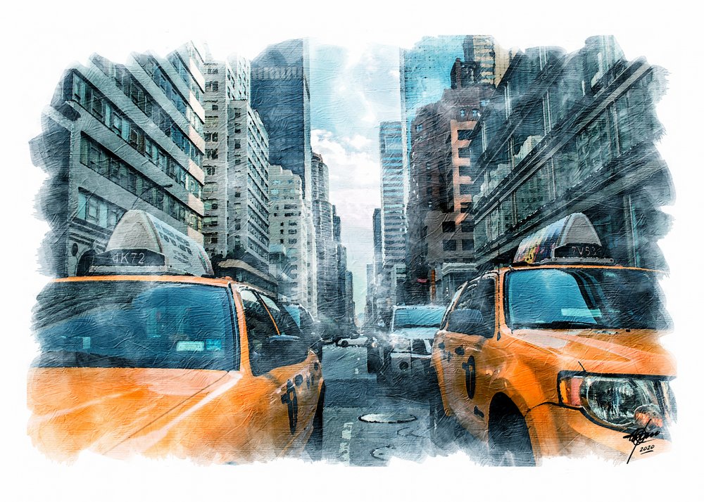 I taxi di New York da Osvaldo Russo