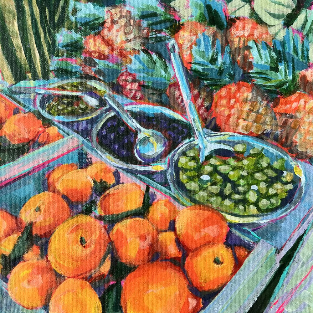 Prodotti freschi e colorati del mercato da Pauline Wegman | Key and Sea Creative