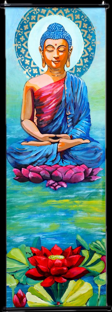 Il Buddha sereno del Loto da Poonam Choudhary