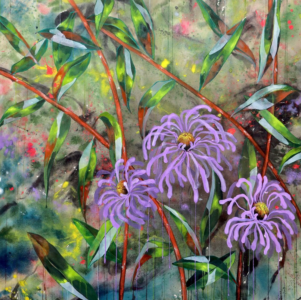Fiori dai colori vivaci nel giardino da Poonam Choudhary