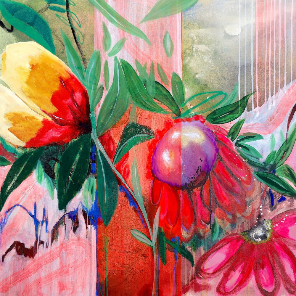 Una vivace fioritura tropicale da Poonam Choudhary