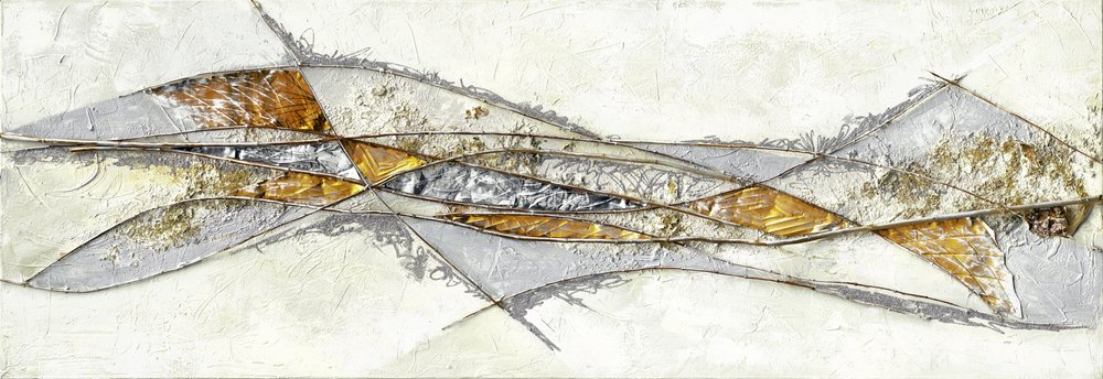 Flusso metallico astratto da Renate Holzner