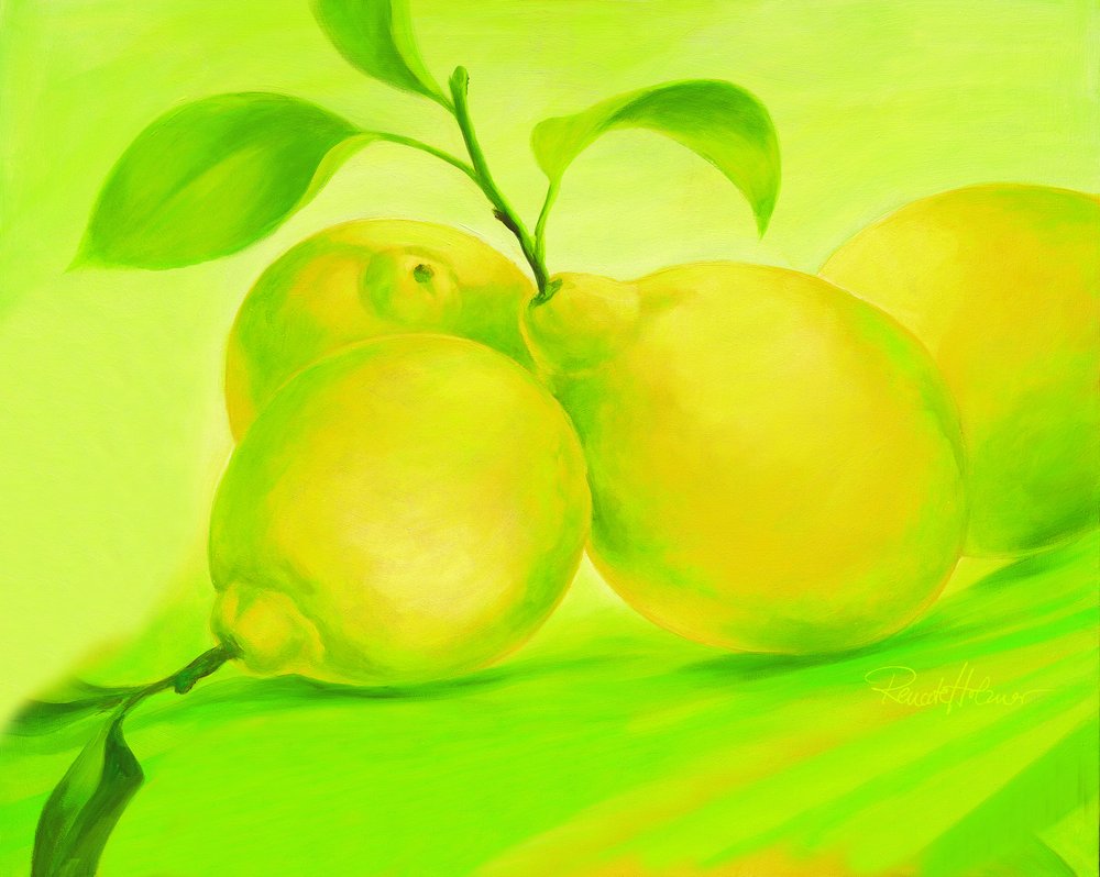 Limoni di un verde brillante da Renate Holzner