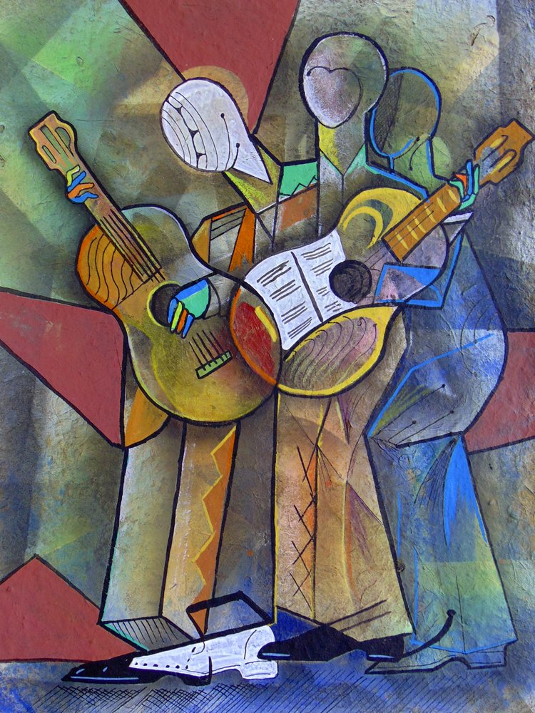 Chitarristi cubisti da Ricardo Maya