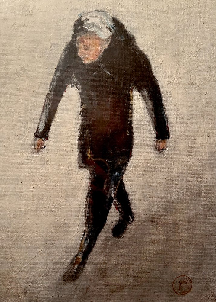 Figura solitaria che cammina da Robert Thirtle