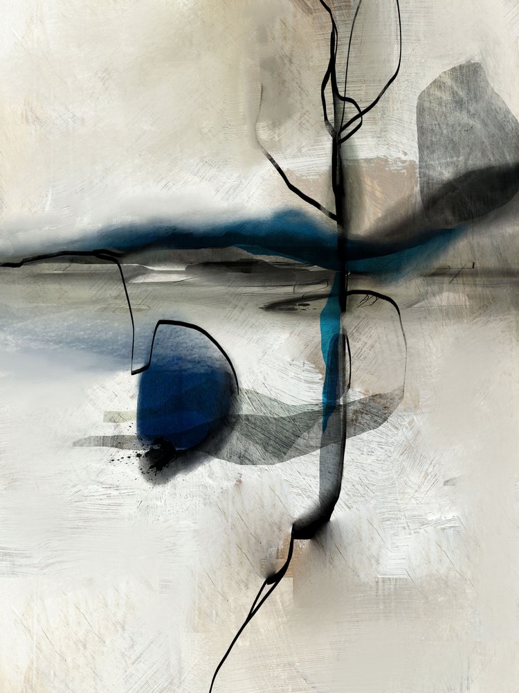 Abstract: Orizzonte blu da Roberto Moro