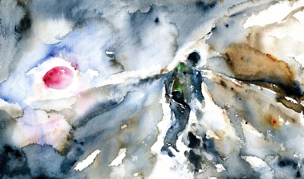 Figura in luce astratta da RodMacIver