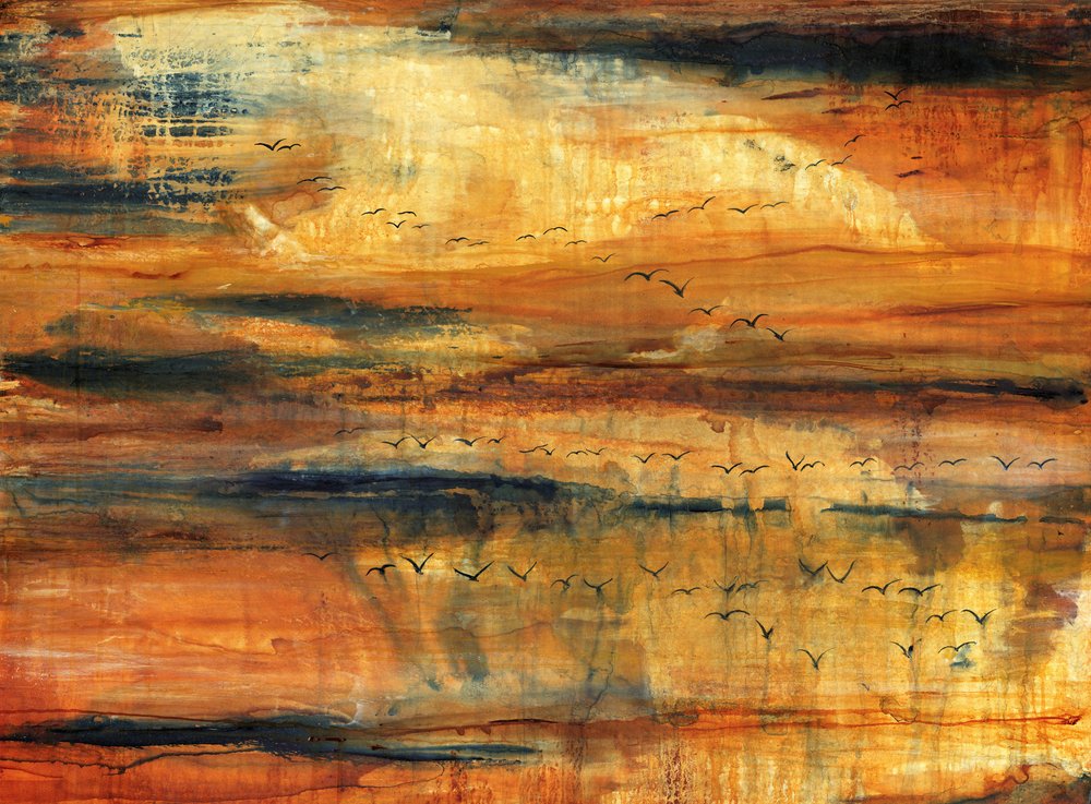 Uccelli del cielo dorato da RodMacIver