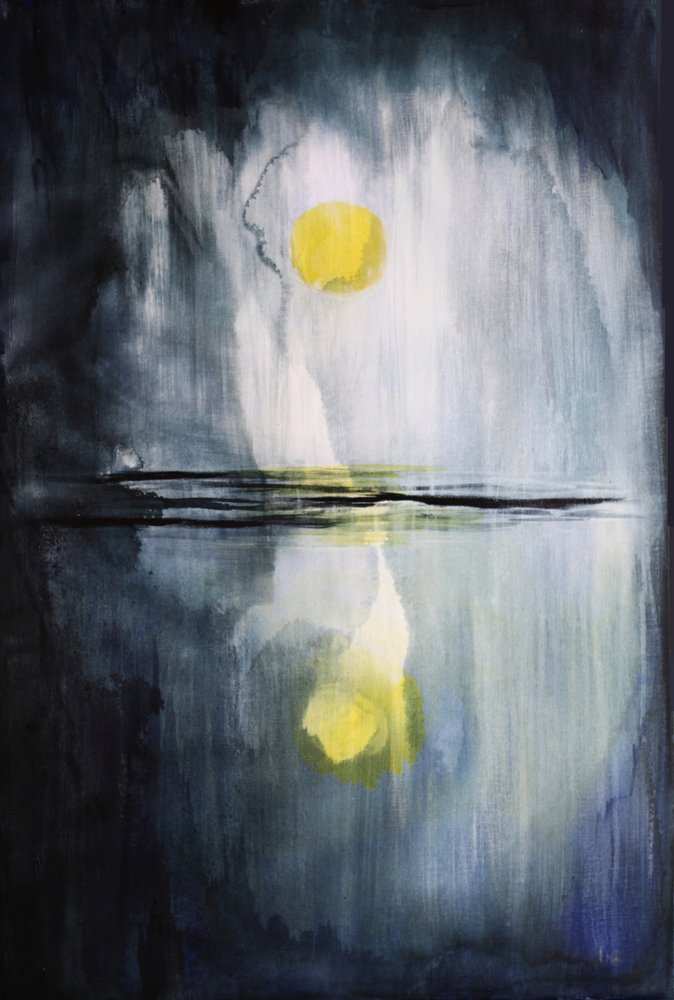 Riflesso della luna gialla da RodMacIver