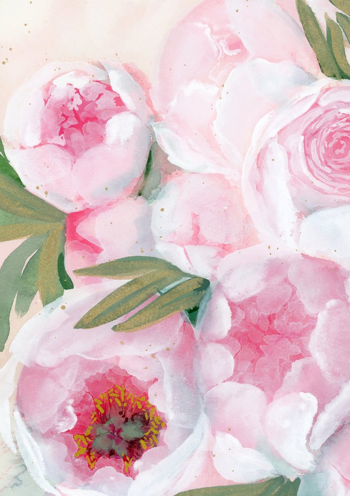 Peonie rosa cipria da Rosana Laiz Blursbyai