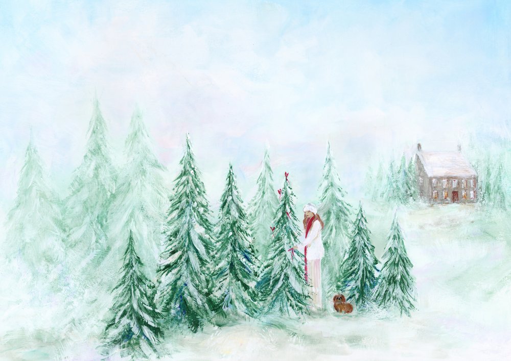 Decorare gli alberi invernali da Rosana Laiz Blursbyai