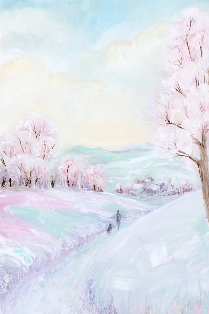 Una passeggiata da sogno tra i fiori invernali da Rosana Laiz Blursbyai