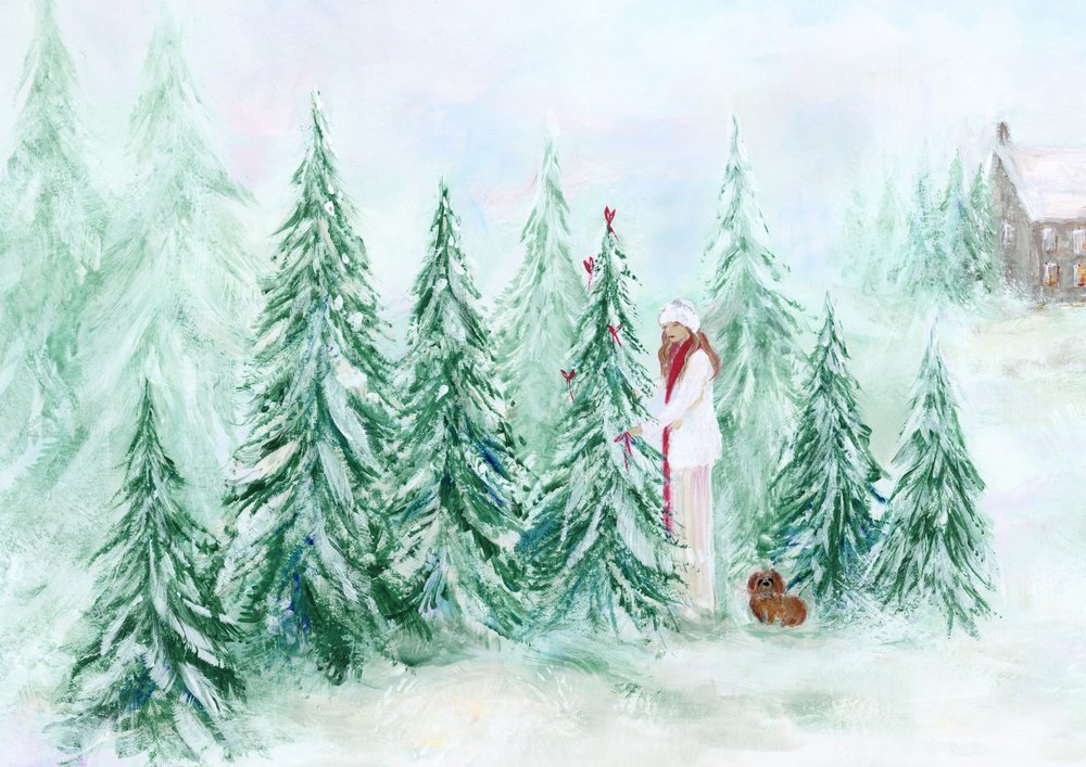 Decorazioni invernali per il bosco da Rosana Laiz Blursbyai