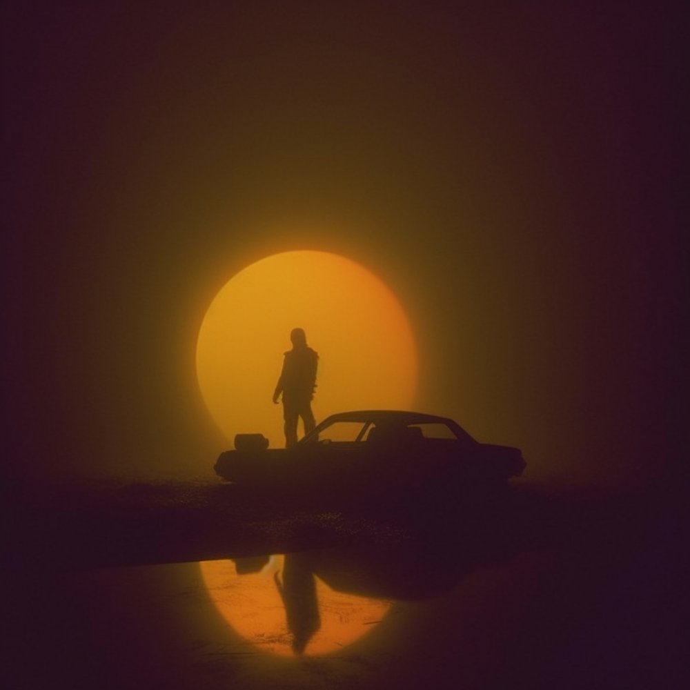 Tramonto apocalittico nel deserto da Samantha Hearn