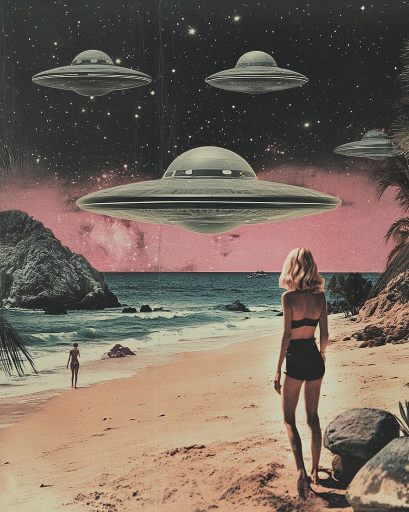 Incontro sulla spiaggia cosmica da Samantha Hearn