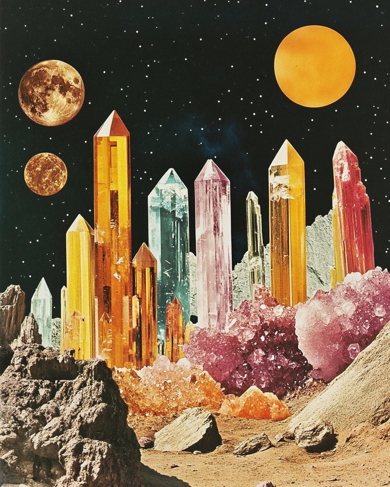 Città dei Cristalli Cosmici da Samantha Hearn