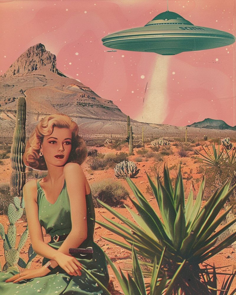 Incontro con un UFO nel deserto da Samantha Hearn