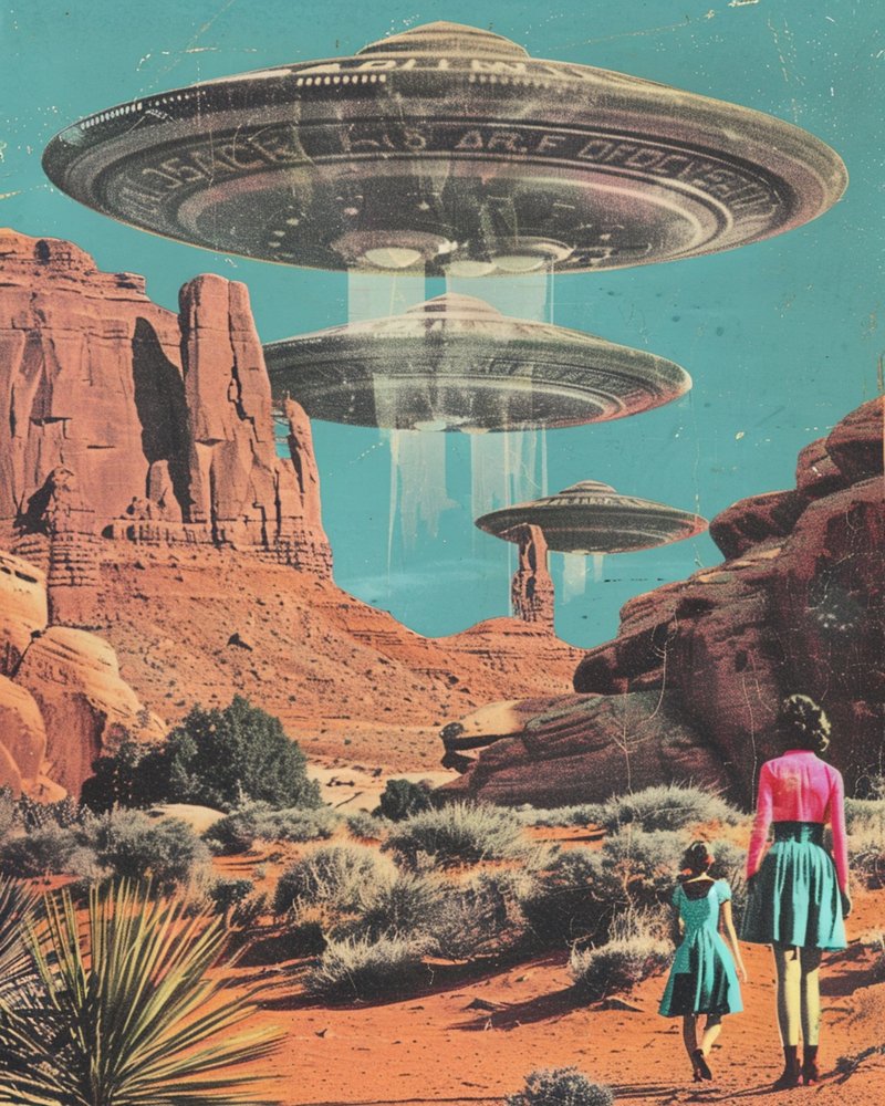 Incontro con un UFO nel deserto da Samantha Hearn