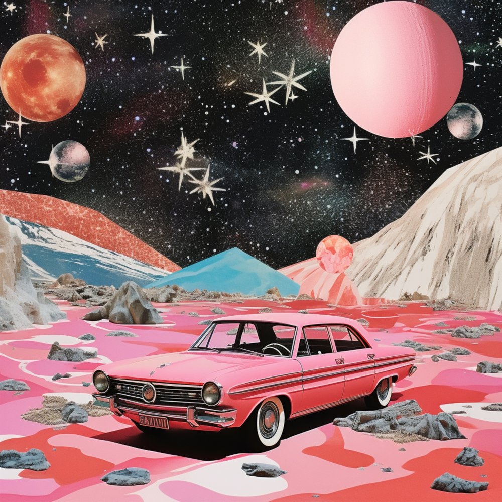 Fantasy: il posto auto rosa da Samantha Hearn