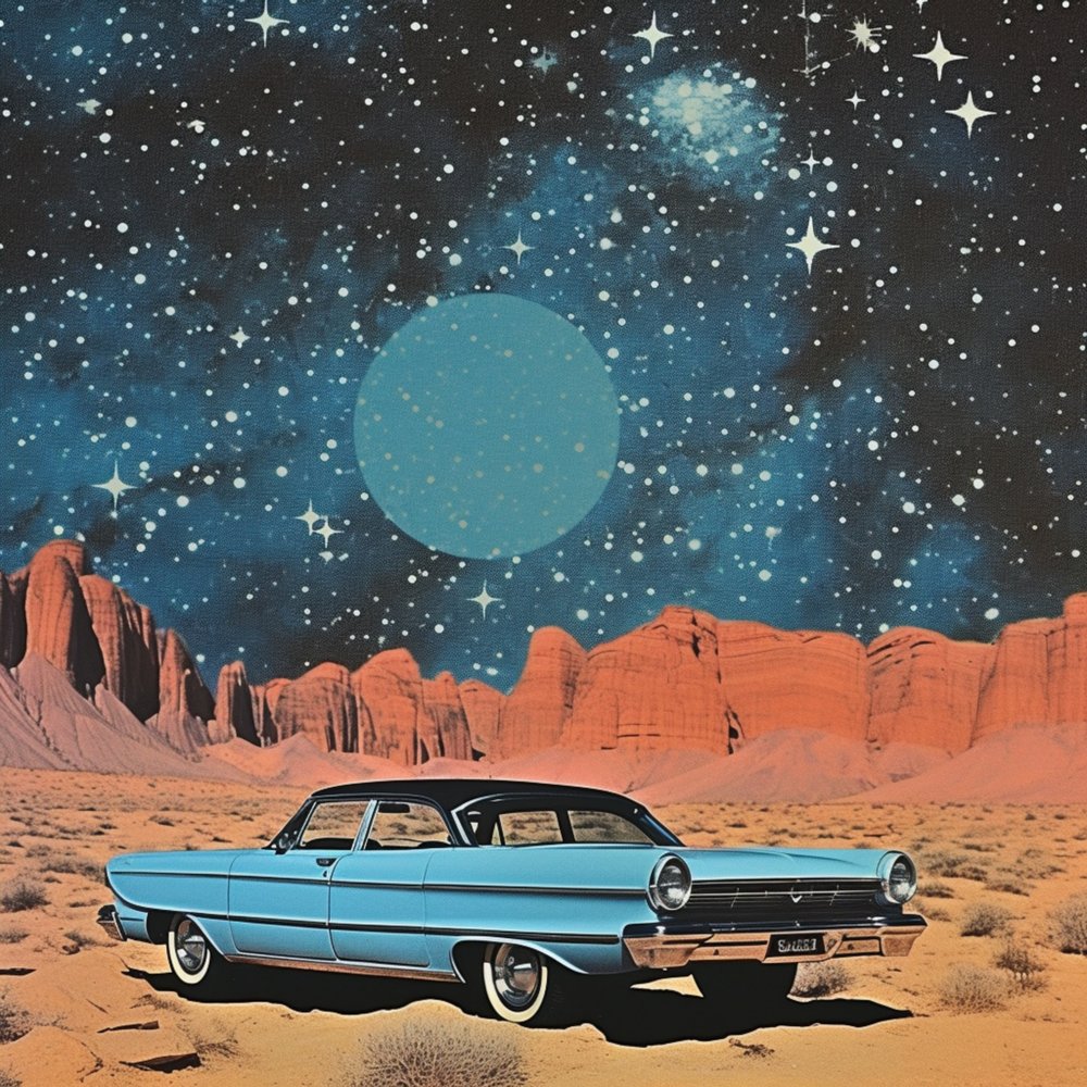 Cosmos del deserto retrò da Samantha Hearn