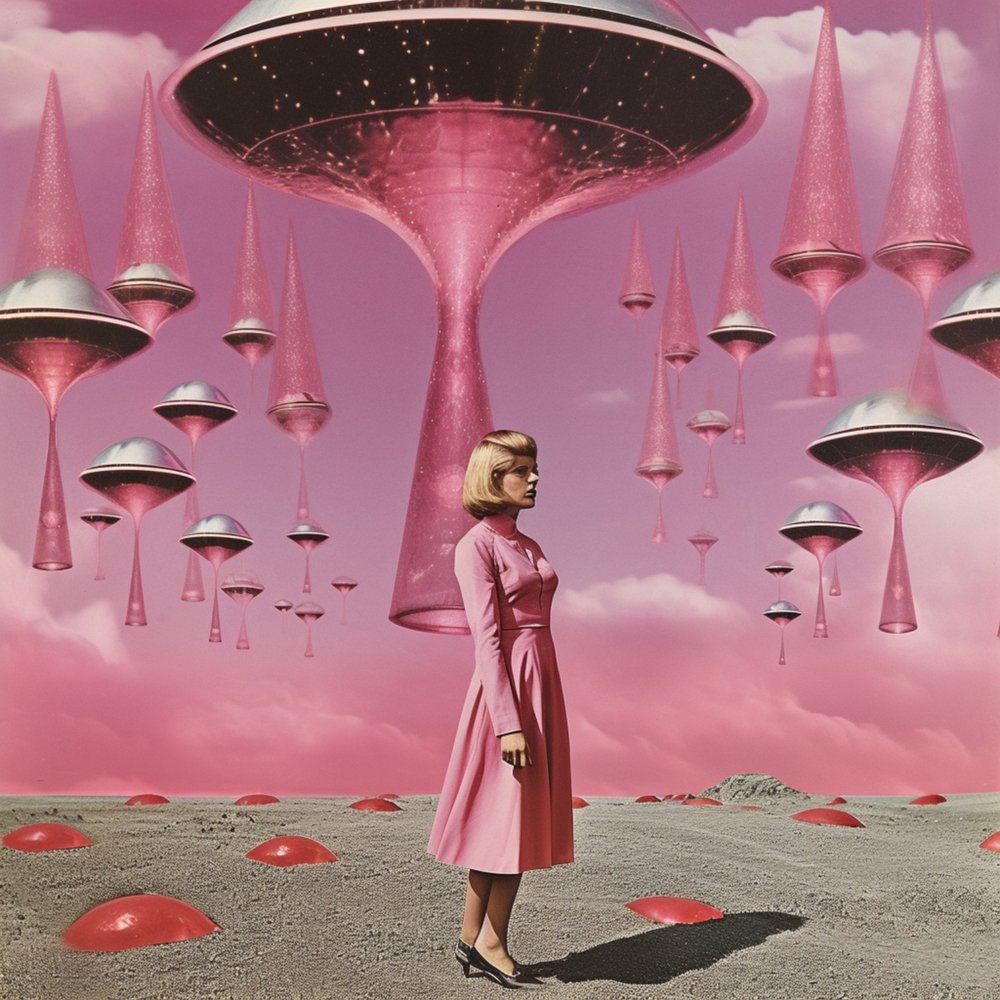 Un sogno fantascientifico retrò da Samantha Hearn