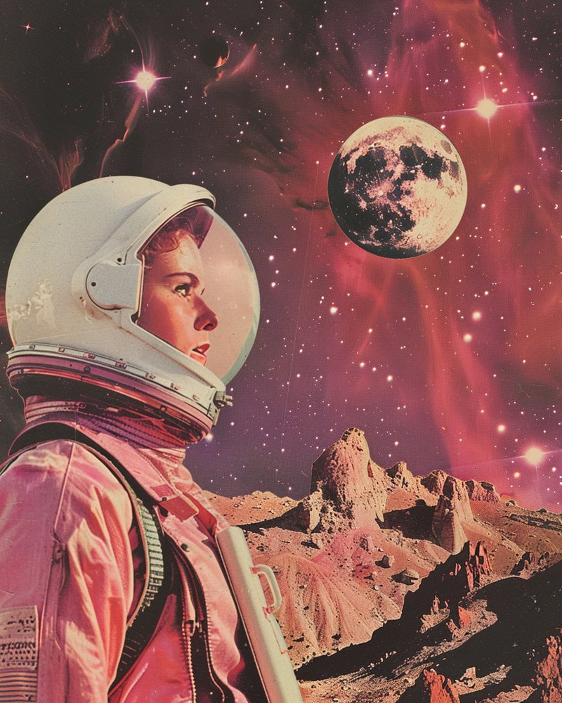 Retro Space Explorer da Samantha Hearn