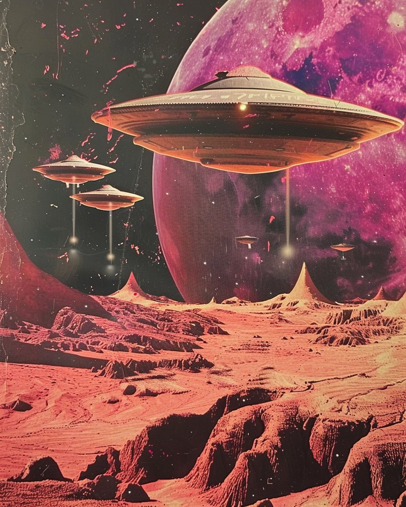 UFO sul Pianeta Rosso da Samantha Hearn