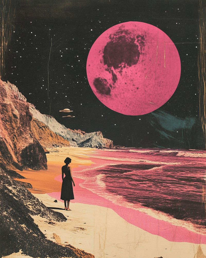 Una donna sotto la luna rosa da Samantha Hearn
