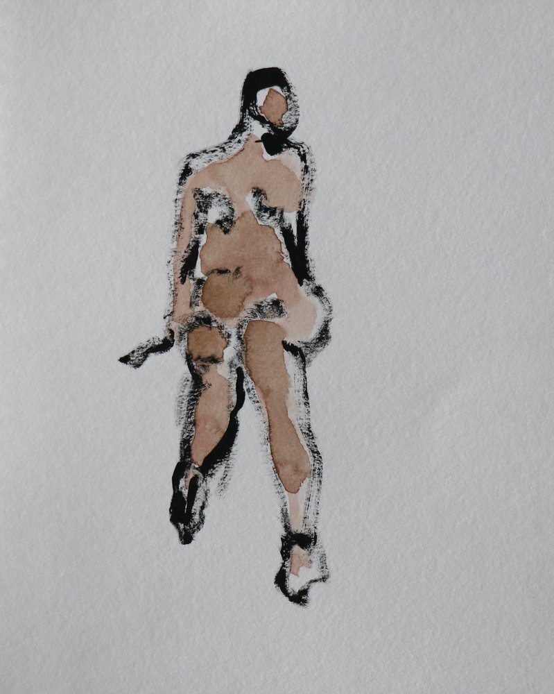 Figura nuda astratta da Santhosh ch