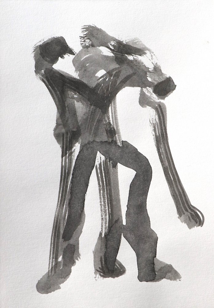 Figure dinamiche a inchiostro da Santhosh ch