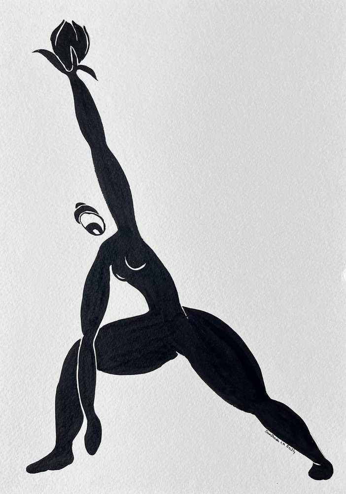 Yoga meditativo del loto da Santhosh ch