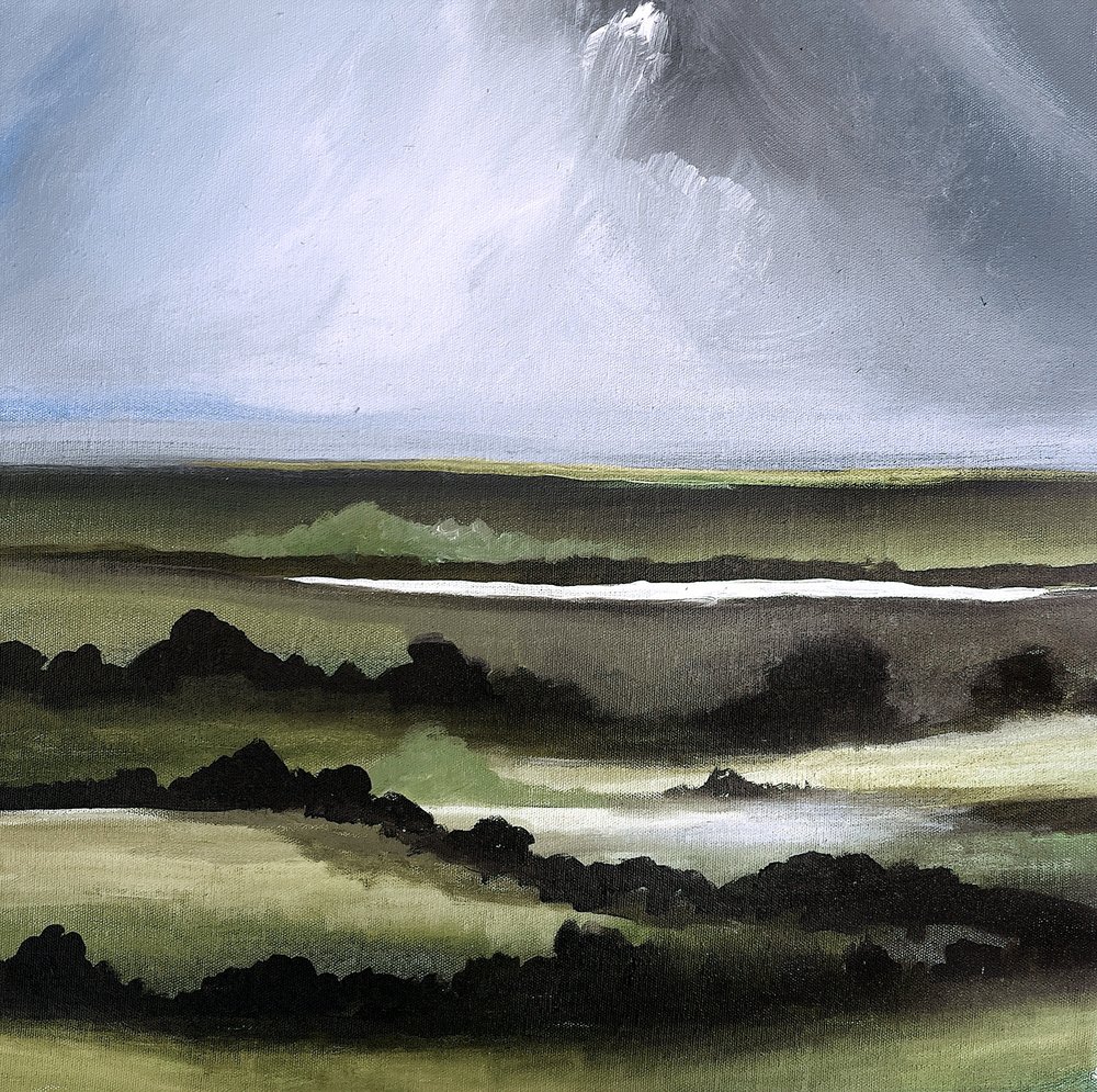 Paesaggio viola nebbioso da Santhosh ch