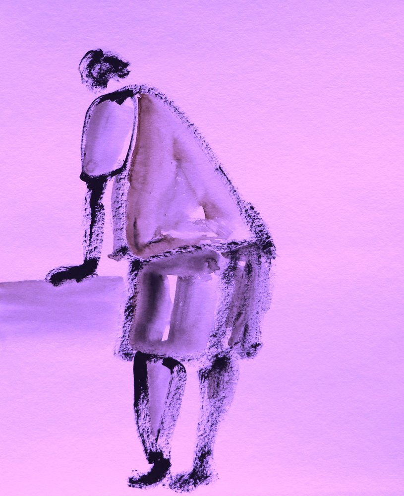 Studio di una figura pensierosa da Santhosh ch