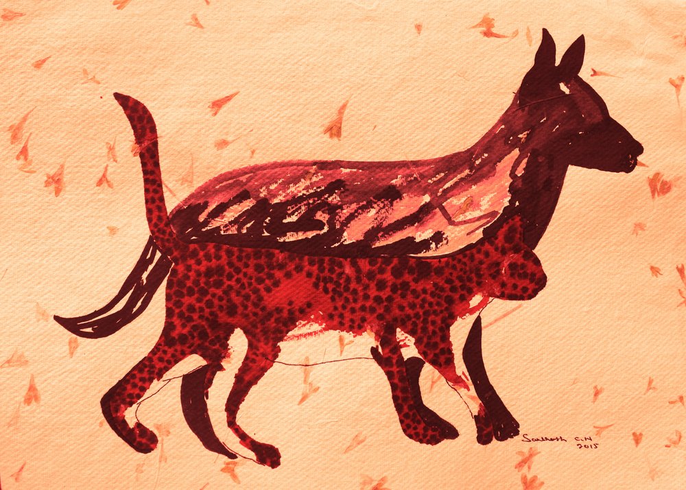 Animali rossi primitivi da Santhosh ch