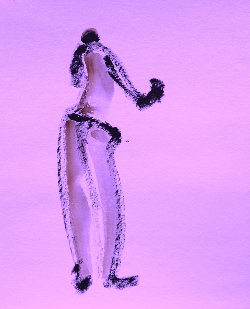 Figura "Purple Gesture" da Santhosh ch