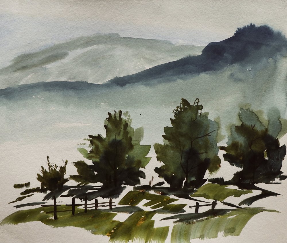 Paesaggio sereno delle Green Mountains da Santhosh ch