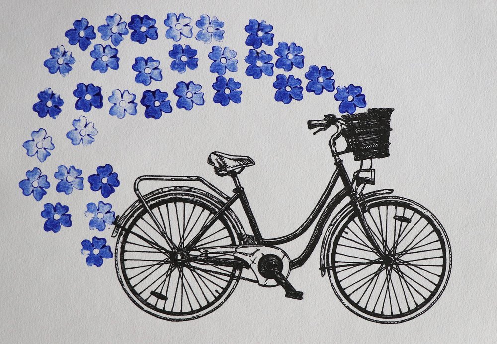 Stravaganti fiori di bicicletta da Santhosh ch