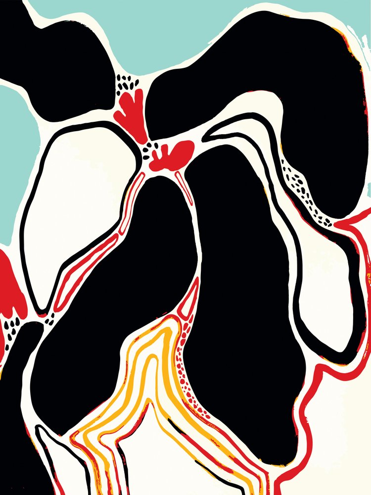 Forme organiche vivaci da Sarah Fitzgerald