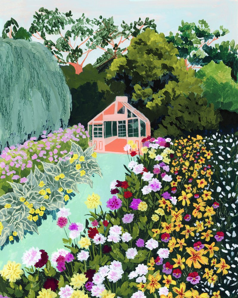 Serra "Blooming Garden" da Sarah Gesek