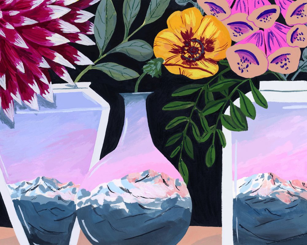 Vasi "Dreamy Mountain" da Sarah Gesek