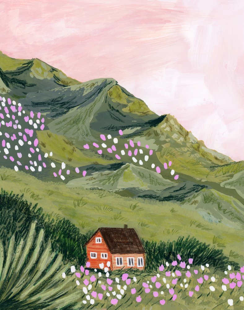 Cielo rosa a Mountain Home da Sarah Gesek