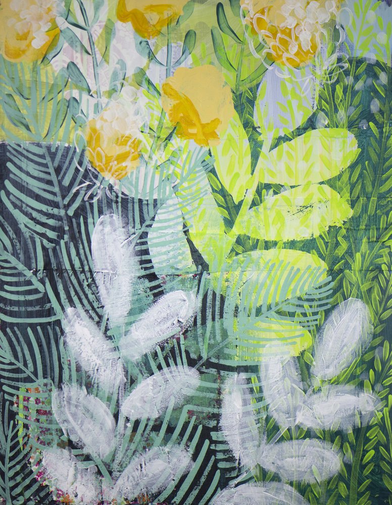 Rigogliosi strati botanici da Shelley Hampe