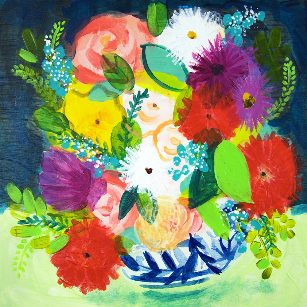 Vivace mazzo di fiori da Shelley Hampe