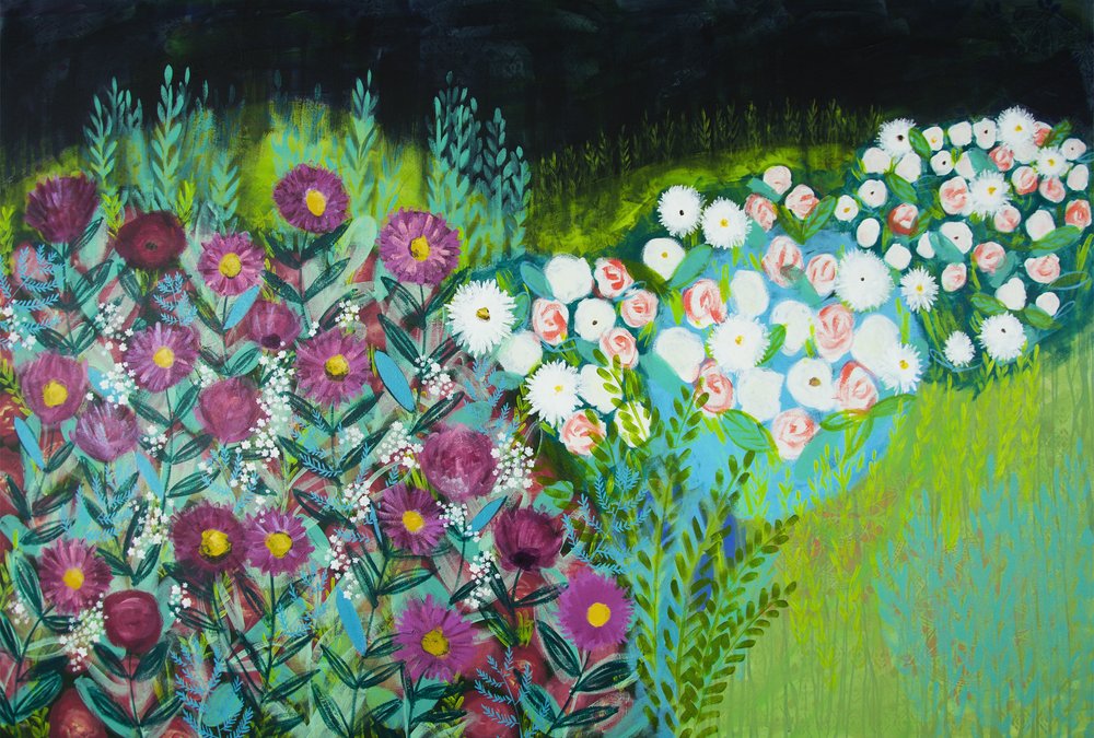 Vivace giardino notturno da Shelley Hampe
