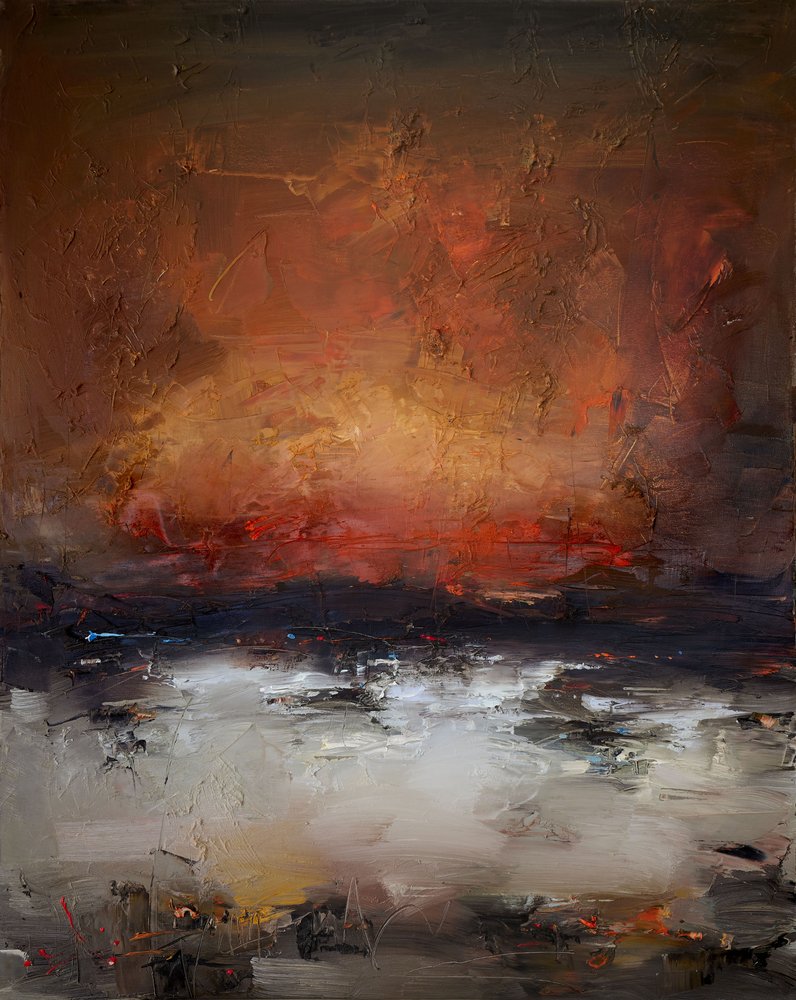 Paesaggio astratto infuocato da Stanislav Lazarov