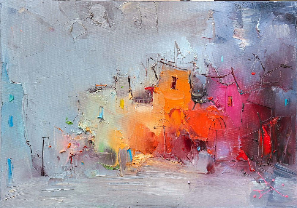 Colori vivaci del paesaggio urbano da Stanislav Lazarov