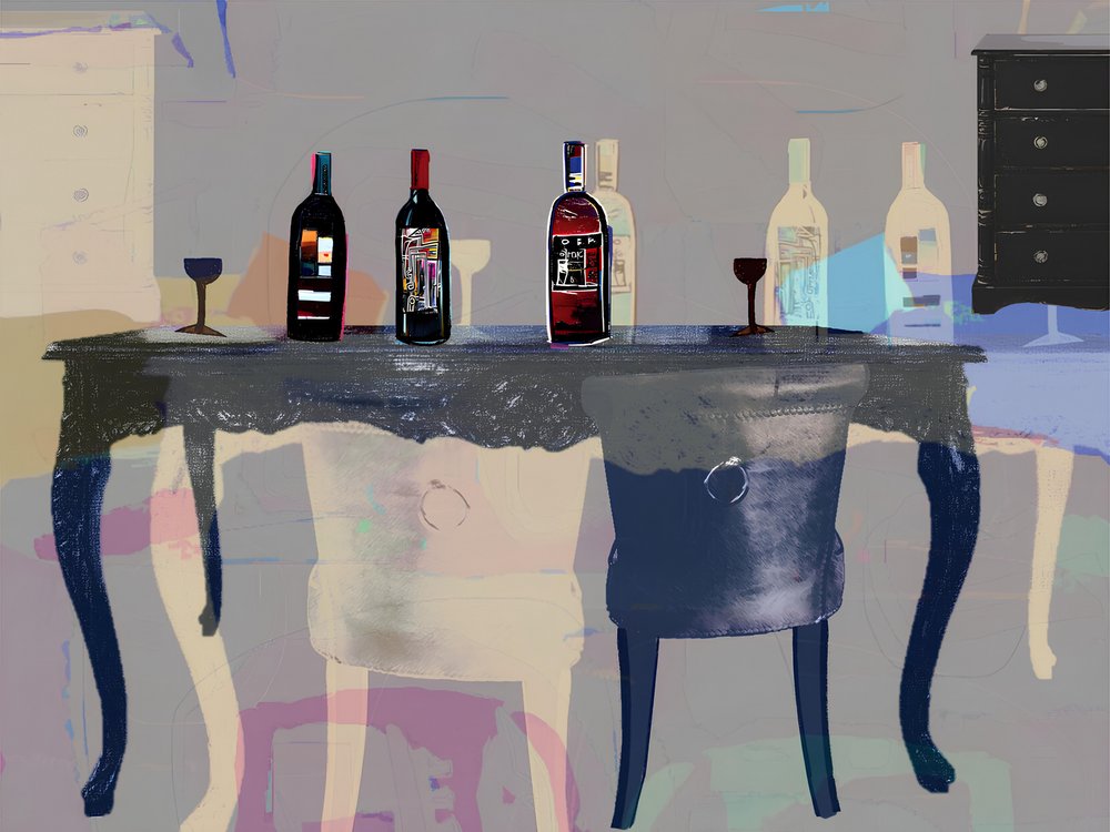 Tavola da vino raffinata da Stefan Bammert