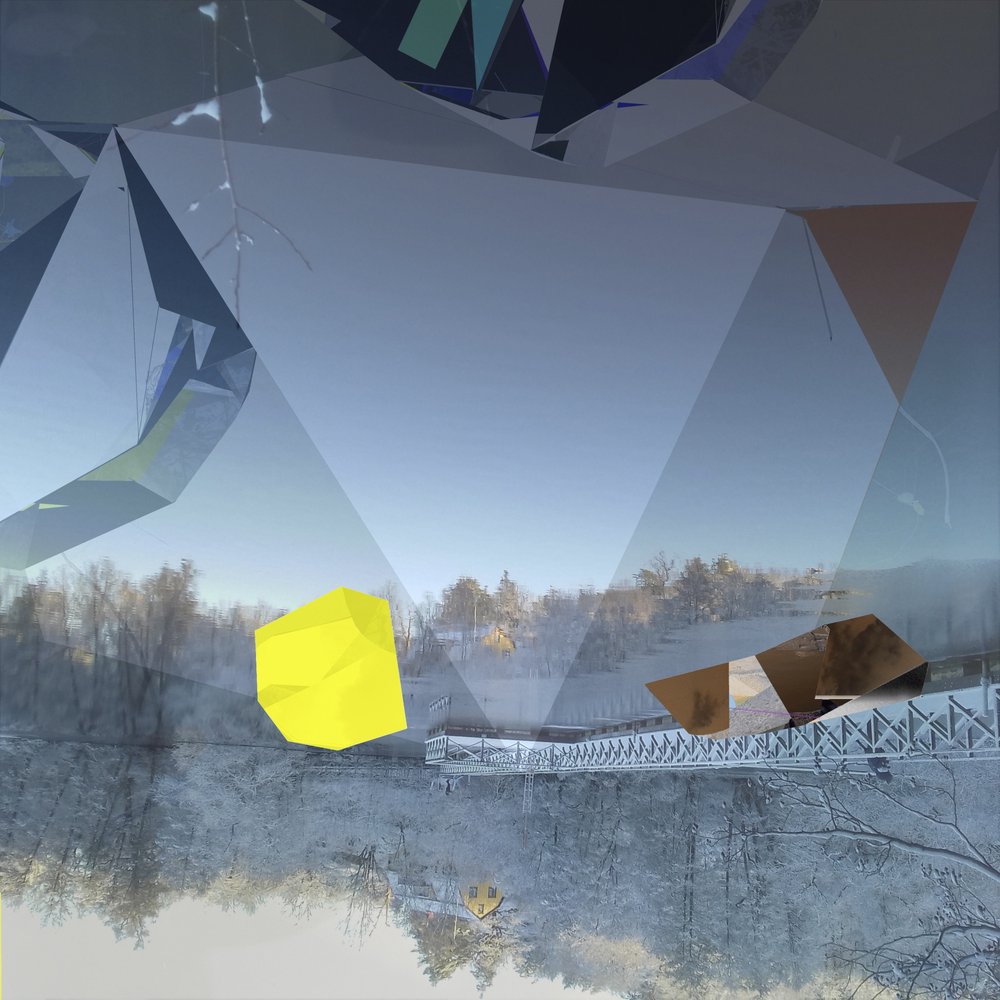 Riflessione invernale (abstract) da Stefan Fransson