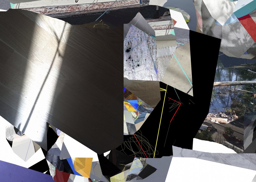 Collage di luci frammentate da Stefan Fransson