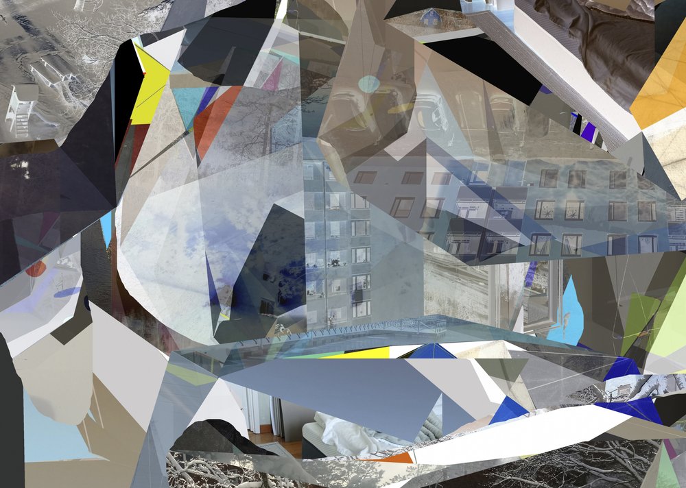 Geometria urbana frammentata da Stefan Fransson
